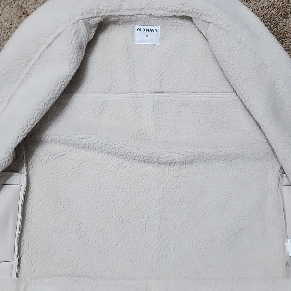 Faux Suede SHERPA LINED WOMEN'S VEST - Picture 11 of 11